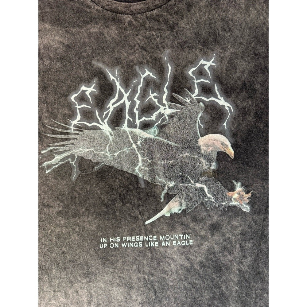 Jesus Tee Eagle Wings Lightning Christ 2XL Heavyweight Transformation Worship - Picture 3 of 8